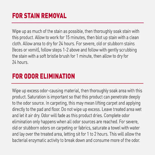 Advanced Stain and Odor Eliminator for Dogs - 32oz