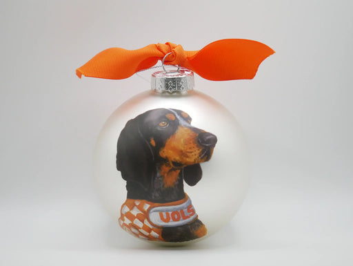Tennessee Mascot Glass Ball Ornament