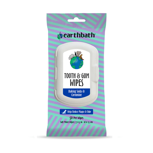 Earthbath Tooth & Gum Pet Wipes