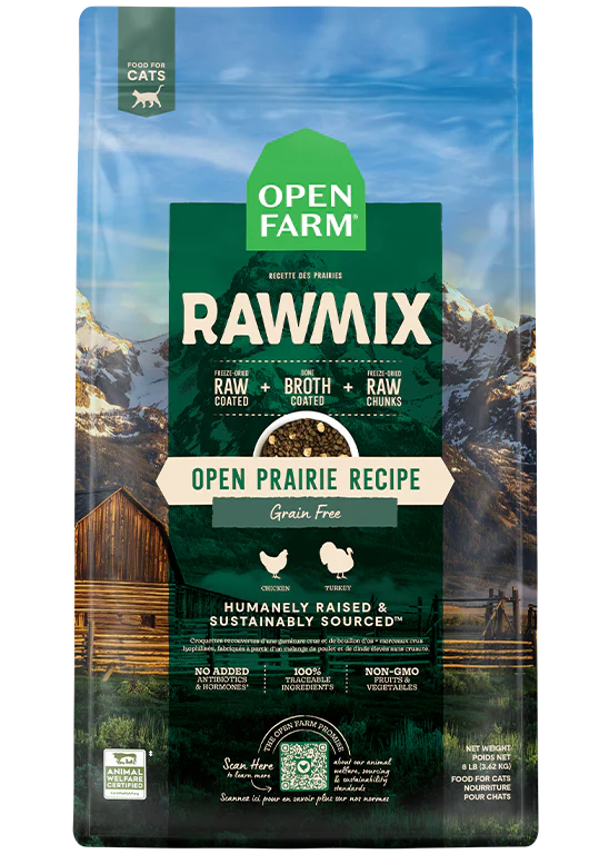 Open Farm Open Prairie Grain-Free RawMix for Cats 2.25lb