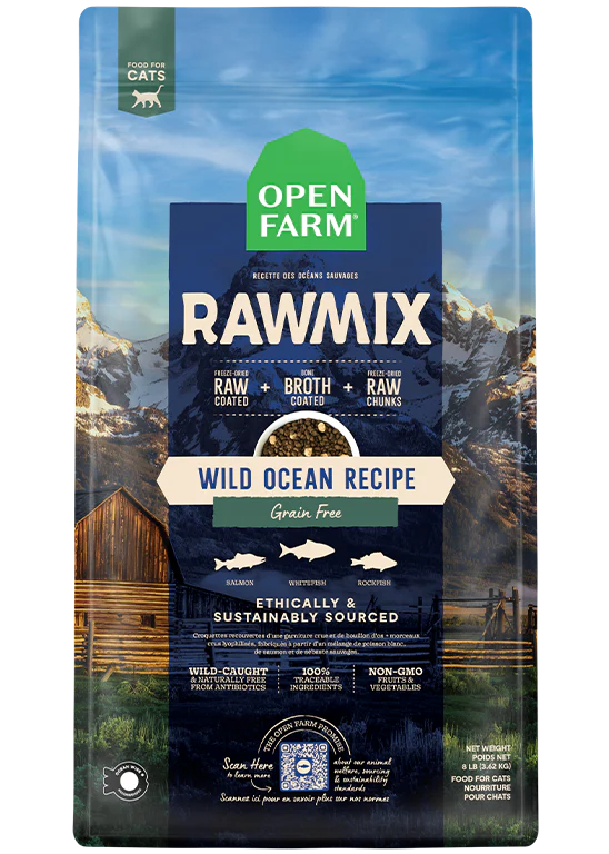 Open Farm Wild Ocean Grain-Free RawMix for Cats 2.25lb