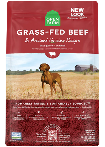 Open Farm Grass-Fed Beef & Ancient Grains Dry Dog Food