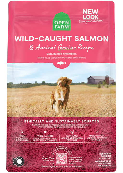 Open Farm Wild-Caught Salmon & Ancient Grains Dry Dog Food