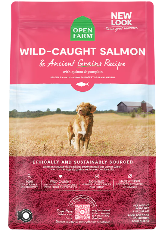 Open Farm Wild-Caught Salmon & Ancient Grains Dry Dog Food