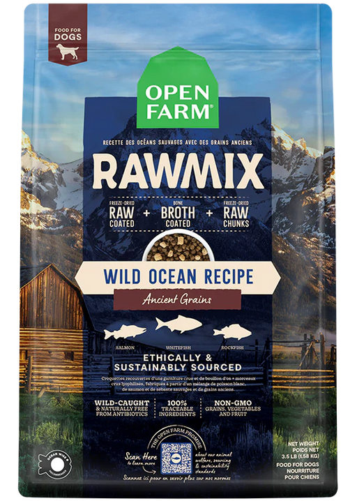 Open Farm Wild Ocean Ancient Grains RawMix for Dogs