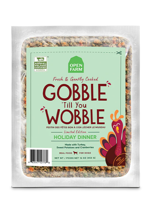 Open Farm Gobble 'Till You Wobble Gently Cooked Holiday Dinner