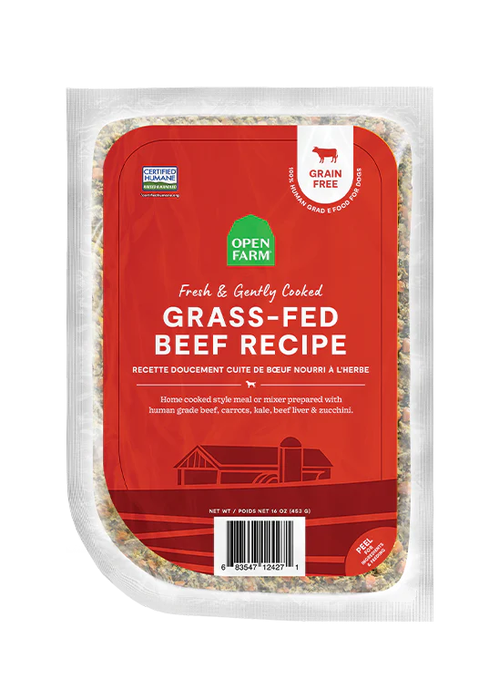 Open Farm Grass-Fed Beef Gently Cooked Recipe - 16oz