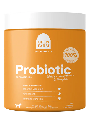 Open Farm Probiotic Supplement Chews for Dogs