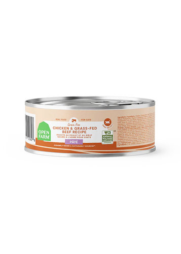 Open Farm Chicken & Grass-Fed Beef Pâté for Cats 2.8oz