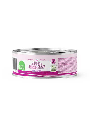 Open Farm Chicken & Salmon Pâté for Cats 2.8oz