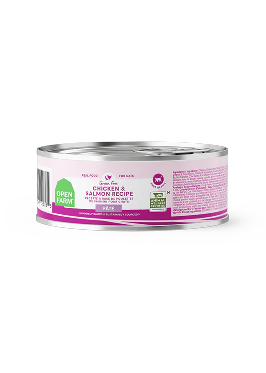 Open Farm Chicken & Salmon Pâté for Cats 2.8oz