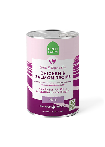 Open Farm Chicken & Salmon Pâté for Dogs 12.5oz