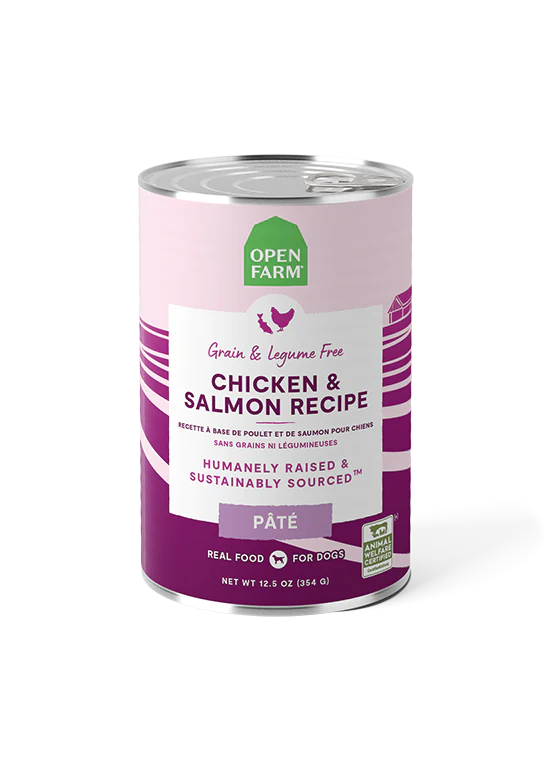 Open Farm Chicken & Salmon Pâté for Dogs 12.5oz