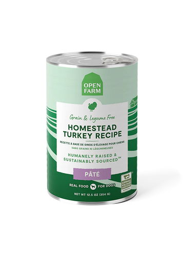 Open Farm Homestead Turkey Pâté for Dogs - 12.5z