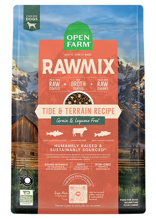 Open Farm Tide & Terrain Grain-Free Rawmix for Dogs - 20lb