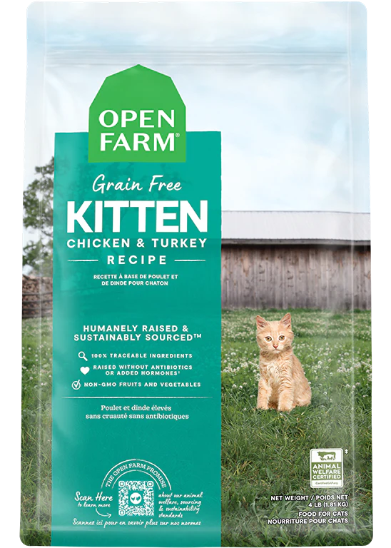 Open Farm Kitten Grain-Free Dry Cat Food - 4lb