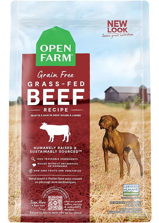 Open Farm GrassFed Beef GrainFree Dry Dog Food — Agri Feed Pet Supply