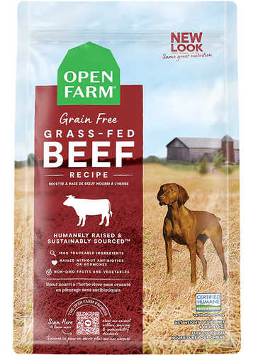 Open Farm Grass Fed Beef Grain Free Dry Dog Food Knoxville TN Agri Feed Pet Supply