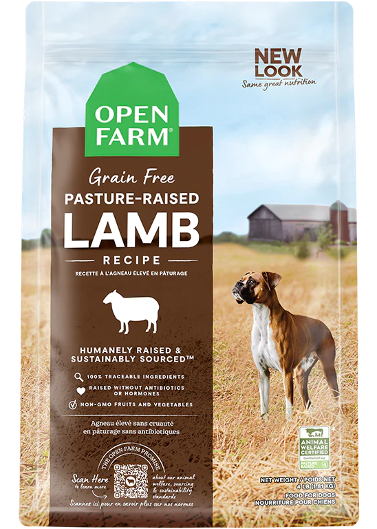 Open Farm Pasture Raised Lamb Grain Free Dry Dog Food Agri Feed