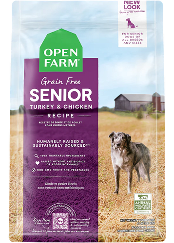 Open Farm Senior Grain-Free Dry Dog Food - 22lb