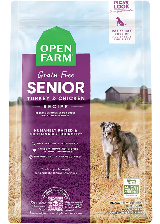 Dry food store for older dogs