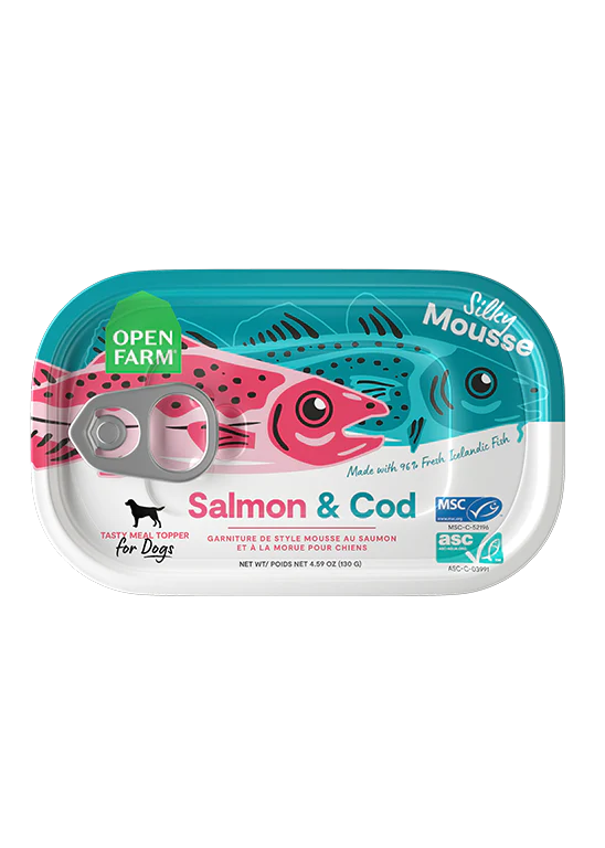 Open Farm Salmon & Cod Topper for Dogs 4.59oz