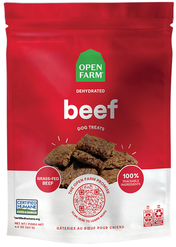 Open Farm Dehydrated Beef Treats 4.5oz