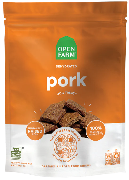 Dehydrated Pork Treats 4.5oz