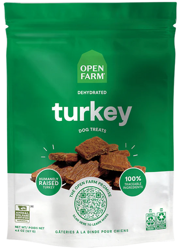 Open Farm Dehydrated Turkey Treats 4.5oz