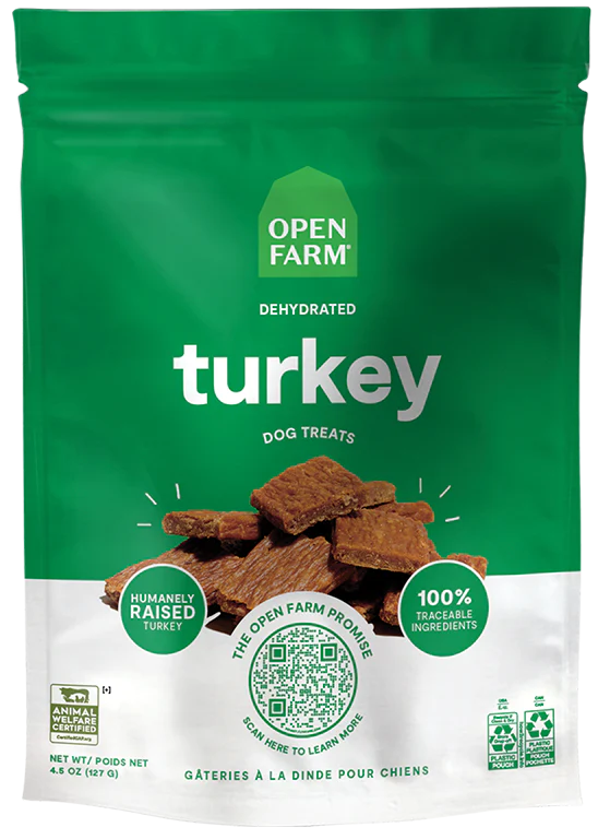 Open Farm Dehydrated Turkey Treats 4.5oz