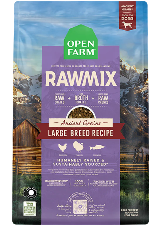 Open Farm Large Breed with Ancient Grains Rawmix for Dogs - 20lb