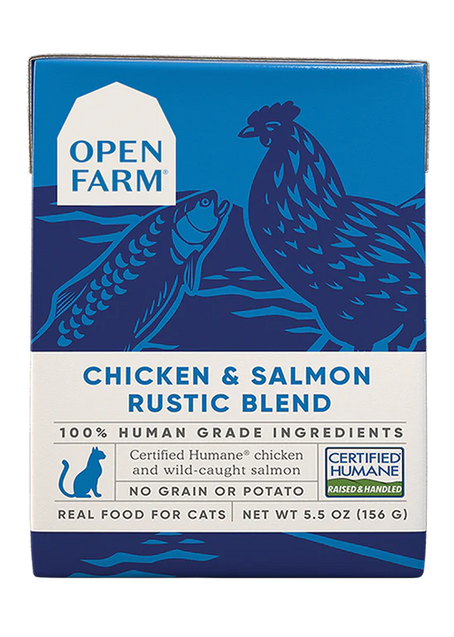 Open Farm Chicken & Salmon Rustic Blend Cat Food