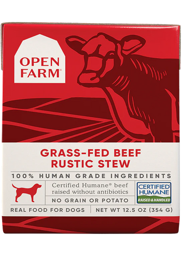 Open Farm Grass-Fed Beef Rustic Stew Wet Dog Food