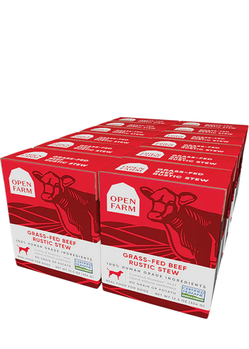 Open Farm Grass-Fed Beef Rustic Stew Wet Dog Food