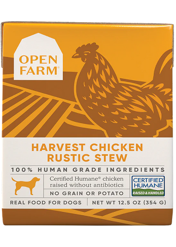 Open Farm Harvest Chicken Rustic Stew Wet Dog Food