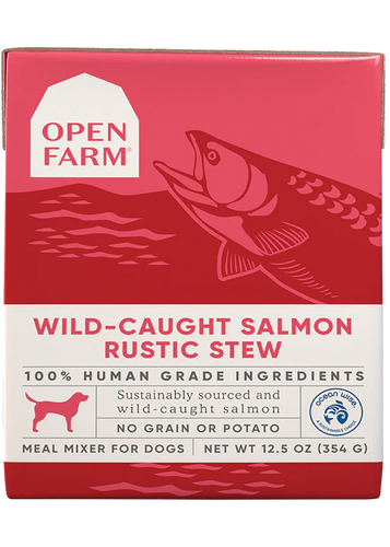 Open Farm Wild-Caught Salmon Rustic Stew Wet Dog Food