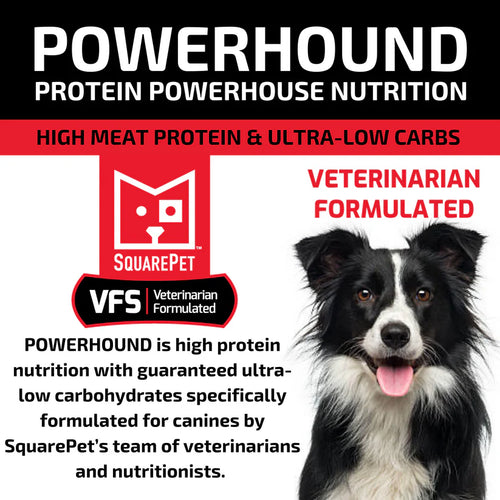 SQUARE PET VFS® POWERHOUND™ Red Meat for Dogs - 4.4lb