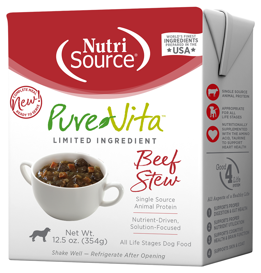 NutriSource® Beef Stew Limited Ingredient Wet Dog Food — Agri Feed Pet