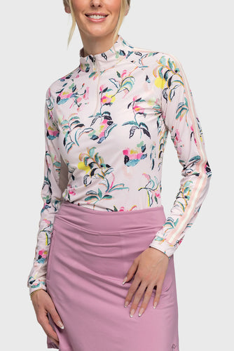 Coral Garden Blooms Long Sleeve Sun Shirt