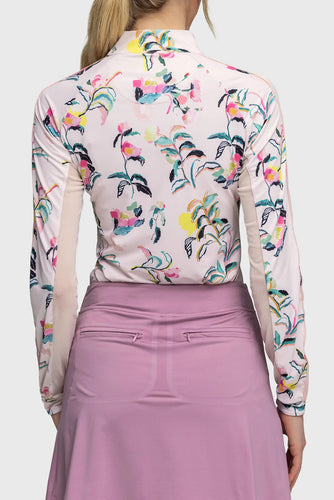 Coral Garden Blooms Long Sleeve Sun Shirt