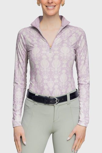 Wisteria Paris Hotel Long Sleeve 1/4 Zip Sun Shirt