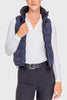 Kastel Denmark Navy and Black Reversible Ladies Puffer Vest