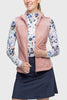 Full Zip Blush Quilted Vest