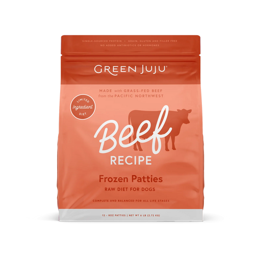 Green Juju Beef Recipe Frozen Patties Whole Food Nutrition - 18lb Box