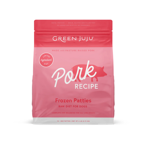Green Juju Pork Recipe Frozen Patties Whole Food Nutrition - 6lb