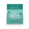 Green Juju Rabbit Recipe with Duck Liver Frozen Patties Whole Food Nutrition - 6lb