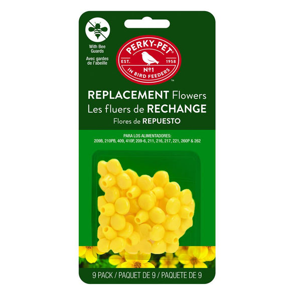Perky Pet Replacement Flowers - Yellow