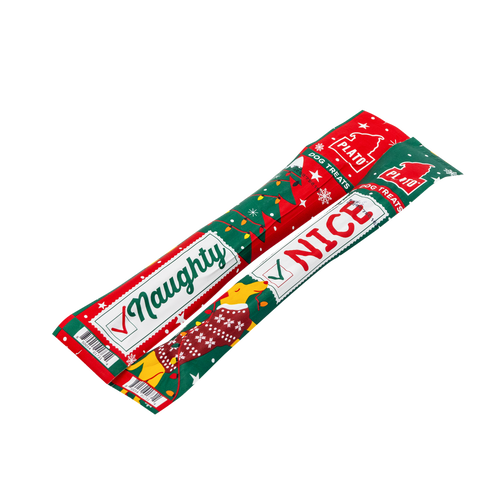 Plato Naughty or Nice Duck Thinker Stick Dog Treat