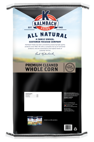 Kalmbach Premium Cleaned Whole Corn - 50lb