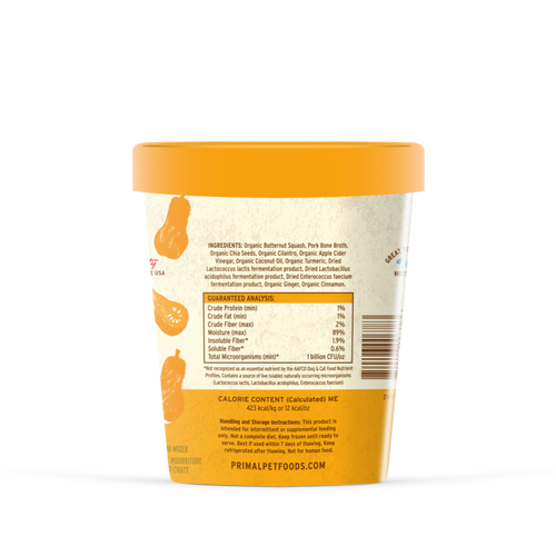 Primal Fresh Toppers for Cat & Dog Food Awesome Squash Recipe